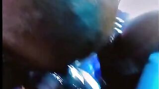 Tall Latin chick screws her Curvy Black girlfriend from behind!