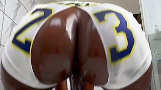 My parents were home so I banged my sex tool in the washroom instead