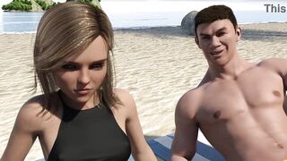 College beauty cheats on her boyfriend with 2 ebony lads - Sandy Bay Diaries - Movie 1