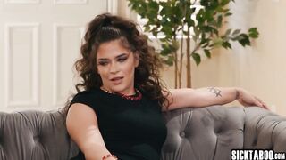 Hawt large booty Latina drank biggest ebony weenie and enjoyed coarse interracial sex