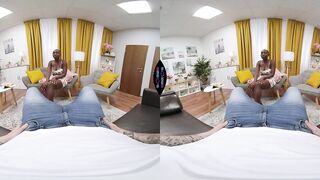 Black Afro Tenant Zaawaadi Suggests Her Ebony Vagina To Pay Rent - Interracial Vr Hawt Angel Vr 360 Porn