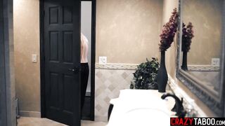 Large boobs blond mother I'd like to fuck stepmom Rachael Cavalli drank large weenie and stepson drilled lewd large butt stepmom after this babe sucked his dick