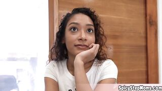 Interracial twat licking joy with a hot stepmother