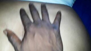 HITTING THIS OVERWEIGHT CUNT FROM THE BACC..