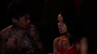 Black playgirl hooking up with the brunette hair lesbo this babe met final night for the seconds time.The goes facesitting her whilst licking her hairless twat.