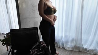 My routine when I get home. I disrobe, masturbate, and relax