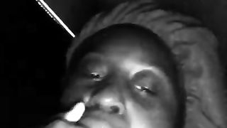 Ebony Sloppy Blowjob