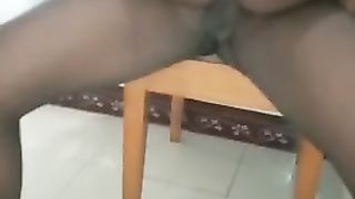 Horny Kenyan Girl Riding so Nice