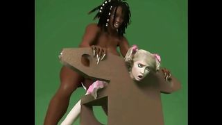 Busty futanari 3d interracial bondage