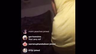 Thick Ebony Twerks with no Panties & Nipslip