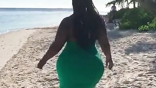 Big Mama in Green Dress