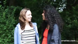 Abby Takes Caroline on a Sexy Adventure In the Forest