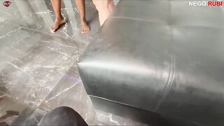 Maisa Pravo, the whore, getting her butt pounded by a super-endowed ebony weenie - Nego Rubi, a sexy married woman.