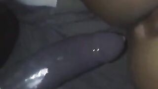 Amateur black from the back