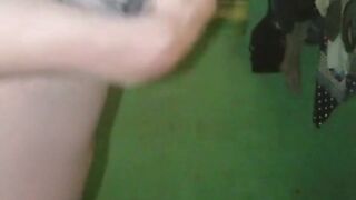 ????Unfathomable anal sex with a large cucumbe????r