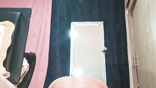 uncut BBC penis bouncing