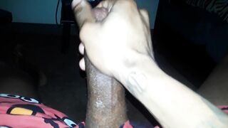 Stroked my jock for the lady's (Cum Discharged)