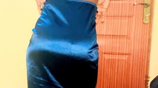 I discovered my marvelous girlfriend wanting to have sex in this suit in the bedroom