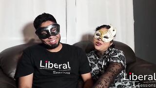 Sexy wife with a large butt gets screwed by a ebony stud with a biggest schlong and her cuckold spouse