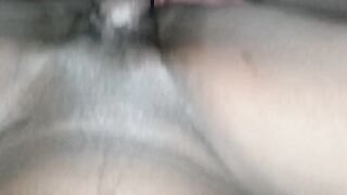 This babe couldn't resist begging for ebony wang