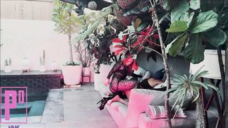 Hawt Poolside Vacation Getaway Pegging