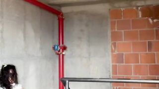 Shhh! Exhibitionist caught touching herself in public