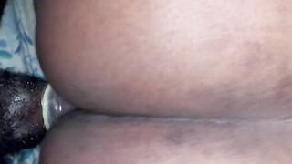 Black POV, hard bang.