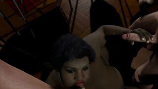 Thick big beautiful woman Samantha In A Double Penetration Trio