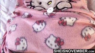 When I Noticed My Stepdaughter Tits Have Got Larger, I'm Sneaking In Her Bedroom To Jerk Off My Large Penis To Her Large Melons Udders And Brown Areolas, Cute Black Playgirl Sheisnovember Stepfather Jack off His Wang Over Her Hot Butt on Msnovember