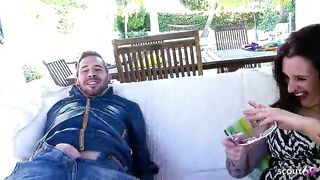 Curvy ebony hair Inked Aged Cougar Mad Rules with Massive Booty get her Backdoor Drilled by Hunk