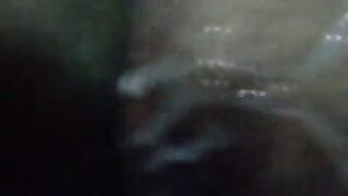 cumming on top of his lover's snatch, married woman loves ebony cum