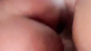 Cum on Large Ebony Butt - Twerking With Cum on Booty