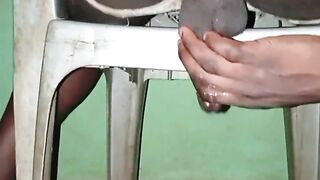 slow and steady oral sex ignites large butt fire