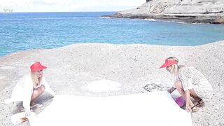 Lewd Blondes Candee Licious And Shalina Devine Have a fun Belt On Enjoyment GP2768