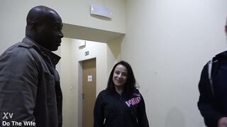 Cuck Licks Up BBC Cum and Feeds It to His Wife Elisa DTW3256