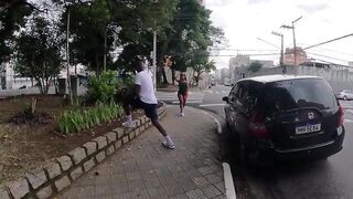 Banging the vagina and butt of the hawt gym gal on my bed.