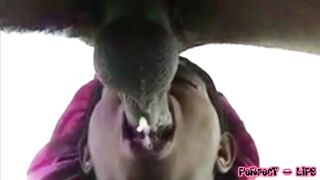 IDEAL LIPS throat was so soaked this chab couldn't aid but to bust