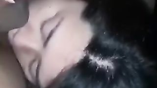 Fat Japanese Bitch Sucks BB