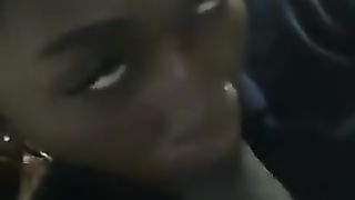 Ebony Giving Head then Starts to Record herself