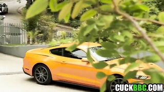 Caged Cuck Watching Wife Anal Fucked By BBC