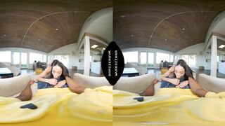 BRAZZERS - Delivery Angel Alexis Tae Tries On Underware & Rides Hard Until Her Booty Gets Overspread In Cum