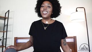 Thick Ebony Stepsis Dutch Coco Gives U The Sloppy BJ Your Girlfriend Won't