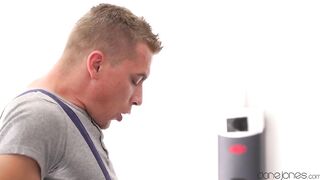 OLDER EBONY WIFE is HOME ALONE with HANDYMAN - Dane Jones