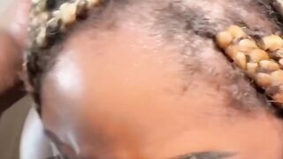 POV Black Doxy Face Screwed - Hard Face Bang - Ebony on Ebony