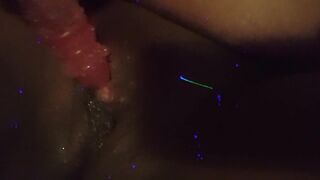 Boyfriend cums unfathomable in me and i masturbated after (cum trickling frm twat)