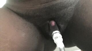 Black Pumps Up Clitoris