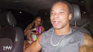 Black Small Anal Doxy Banged outside on the Car