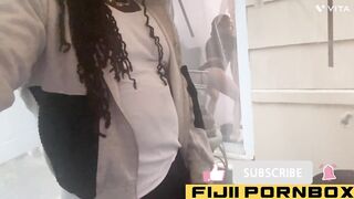 Cheating girlfriend bf doesn’t know this babe sneak str8rich in the back door