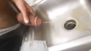 Had to pee but then i came
