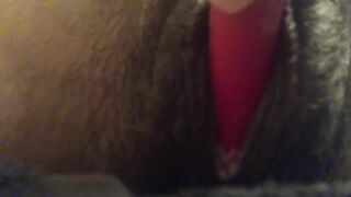 Making my moist twat cum